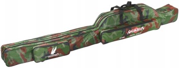 POKROWIEC WĘDKARSKI MIKADO 2 KOMORY CAMO 150cm