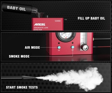 Ancel S3000 Tester nieszczelności NAJWYZSZY MODEL