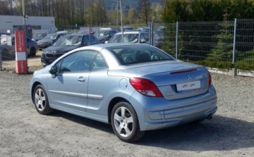 Peugeot 207 CC 1.6 VTi 120KM 2010 Peugeot 207 CC 1.6 120KM Kabriolet Zarejestrowany Klima Grzane fotele 1.6, zdjęcie 6