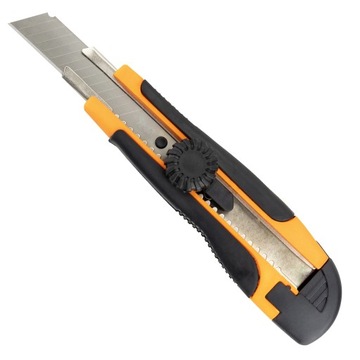 НОЖ ДЛЯ ОБОЕЙ НОЖ ДЛЯ ОБОЙНЫХ, СЛОМАННЫЙ, ВЫДВИЖНОЙ, ВЫДВИЖНЫЙ, 18 ММ, 5 ВСТАВОК