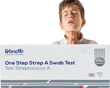 TEST NA ANGINĘ, TEST STREP A NA PACIORKOWCE WYWOŁUJĄCE ANGINĘ/SZKARLATYNĘ