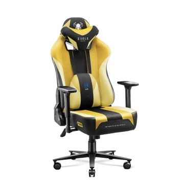 Fotel gamingowy Diablo X-Player 2.0 materiałowy Normal Size: Dark Sunflower