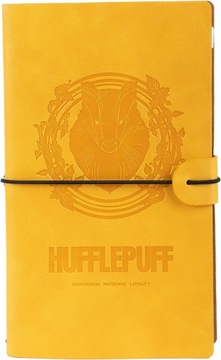 DZIENNIK HUFFLEPUFF NOTES SKÓRA SYTETYCZNA HARRY POTTER DOM Z FILMU KSIĄŻKA
