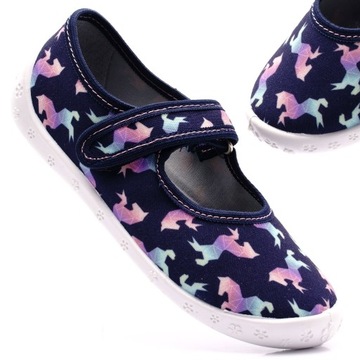 ОБУВЬ RAWEKS ДЛЯ ДЕТСКОГО САДА ТАПОЧКИ ЛЕГКИЕ ТЕННИСНЫЕ ОБУВИ НА ЛИПУЧКЕ UNICORN 28