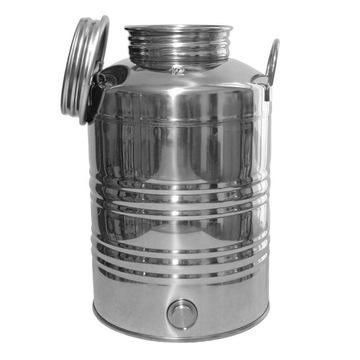 BARREL Бочонок INOX из нержавеющей стали KRAN диспенсер для напитков 12л