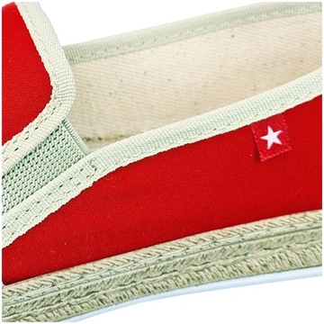 Espadryle damskie Big Star czerwone FF276037 37