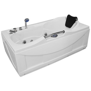 WANNA Z HYDROMASAŻEM PROSTOKĄTNA 150X83X52CM - AKRYLOWA JEDNOOSOBOWA, MAZUR