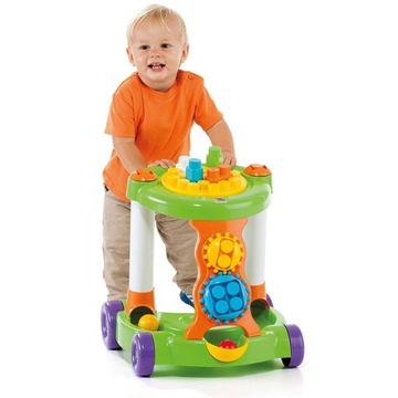 chodzik z klockami 13 el zielony