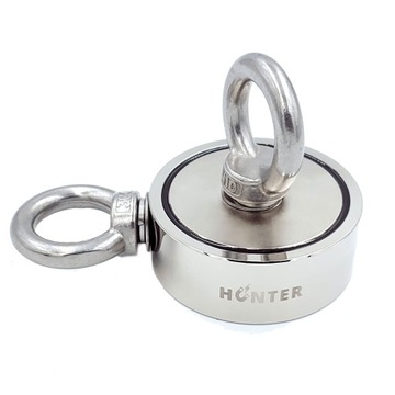 MAGNES NEODYMOWY UCHWYT do poszukiwań 2x230 KG