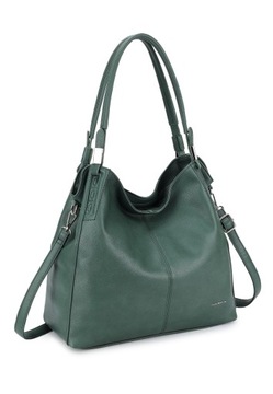 Torebka Damska Worek Shopper LUIGISANTO Zielona