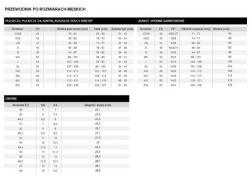 Bershka Czarne KLAPKI męskie roz. 44/45 44-45