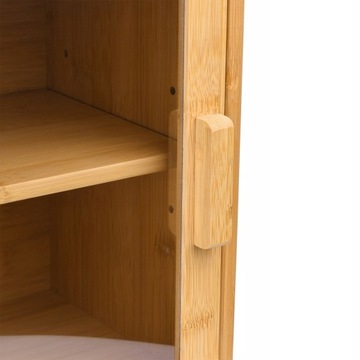 БАМБУКОВАЯ ХЛЕБОПЕЧКА, ДЕРЕВЯННЫЙ КОНТЕЙНЕР ДЛЯ ХЛЕБОВ, БОЛЬШОЙ С ПОЛКОЙ