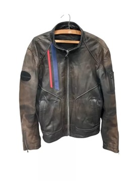 KURTKA SKÓRZANA MOTOCYKLOWA 100% SKÓRA