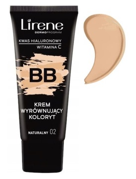 PODKŁAD KREM BB Z KWASEM HIALURONOWYM I WIT.C MATUJĄCY LIRENE