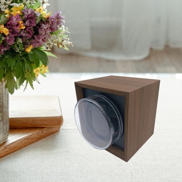 Автоматическая намоточная коробка для часов, бесшумный мотор, USB-органайзер, круглый черный
