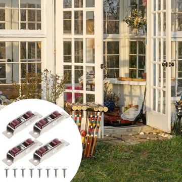 ДВОЙНОЕ КОЛЕСО ДЛЯ ХОДОВЫХ РАЗДВИЖНЫХ ДВЕРЕЙ, НЕРЖАВЕЮЩАЯ