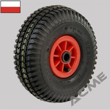 Kółko 260mm Koło Gumowe Pneumatyczne Pompowane do Wózka Magazynowego Taczki