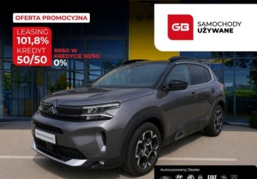 Citroen C5 Aircross I SUV Facelifting 1.2 PureTech 131KM 2023 Citroen C5 Aircross 1.2 130KM Shine AT8 Kamera Mirrorlink LED SerwisASO Sa