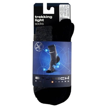 Трекинговые носки Brubeck графитовый/красный 45-47