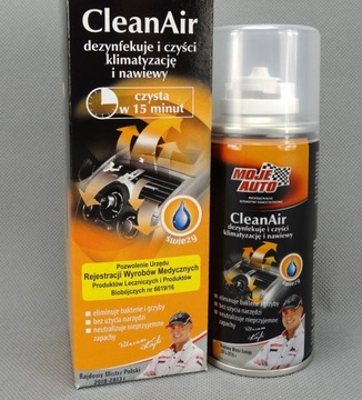 CleanAir СРЕДСТВО ДЛЯ УДАЛЕНИЯ СВЕЖЕГО КОНДИЦИОНЕРА ВОЗДУХА - 150мл