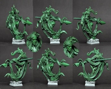 Figurka RPG Wood Elf Mage 28mm Scibor 28FM0639 24H