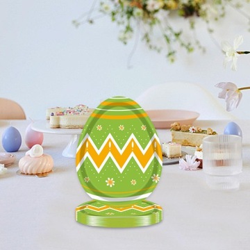 8 sztuk talerzy wielkanocnych, dekoracja stołu, tace wielkanocne, przekąska, zielone jajko