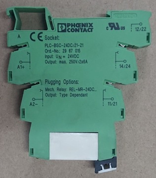 Phoenix Contact 2961192 PLC-BSC-24DC/21-21 2967015