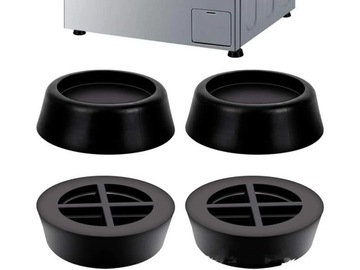 АНТИВИБРАЦИОННЫЕ ПОДУШКИ ДЛЯ СТИРАЛЬНОЙ И ПОСУДОМОЕЧНОЙ МАШИНЫ РЕЗИНОВЫЙ АНТИВИБРАЦИОННЫЙ КОВрик 4 шт.