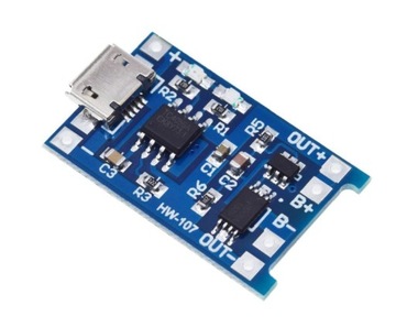 TP4056 Управление зарядкой зарядного устройства Micro USB