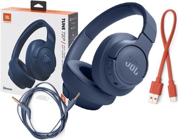 JBL TUNE 720BT / BLUETOOTH / do 76 GODZIN NA BATERII / DUŻE SŁUCHAWKI