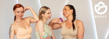 Острая антицеллюлитная массажная щетка для тела Агава розовая от растяжек NOBLE