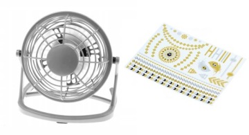 Mocny Mini Wentylator Wiatrak Domowy Biurkowy USB