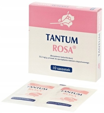 TANTUM ROSA lek na infekcje intymne 10 saszetek