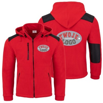 Polar z kapturem firmowy roboczy z haftem logo S