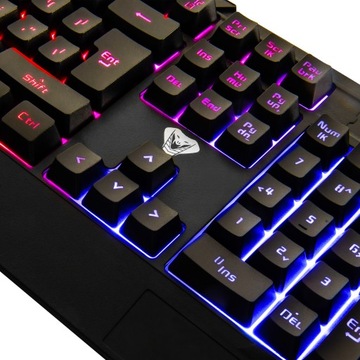 ИГРОВАЯ КЛАВИАТУРА СО СВЕТОДИОДНОЙ ПОДСВЕТКОЙ ДЛЯ ГЕЙМЕРОВ