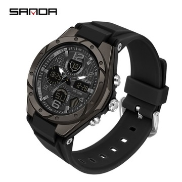 SANDA Luxury Ms LED Digital Sport Watch Fashion