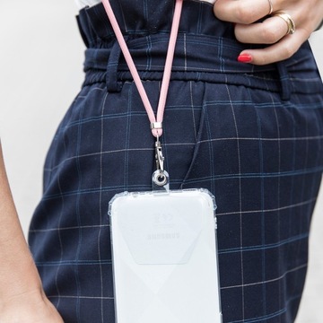 Универсальная лента/шнур для телефона, фиолетовая.