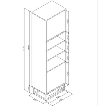 ШКАФ ДЛЯ ТЕЛЕВИЗОРА 200 СМ, ВИТРИНА, КОМОД ЛОФТ, ДУБ/ЧЕРНЫЙ