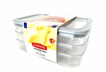 Контейнеры для пищевых продуктов Curver DRY STORAGE BOX 3X0,8л