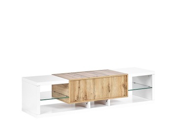 Szafka RTV stojąca Beliani 160 cm x 40 cm x 42 cm