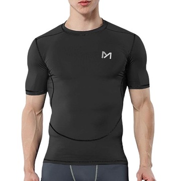 Koszulka kompresyjna MEETYOO XL CZARNA P5D5