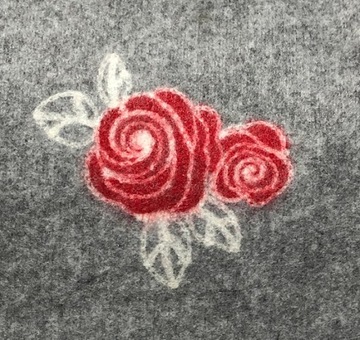 TORBA WOREK TOREBKA SZHOPERKA FLAUSZ KWIATY