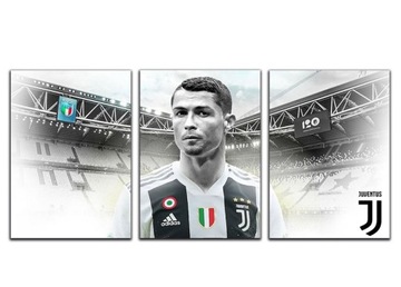 3x OBRAZ NA ŚCIANĘ RONALDO JUVENTUS 50x70