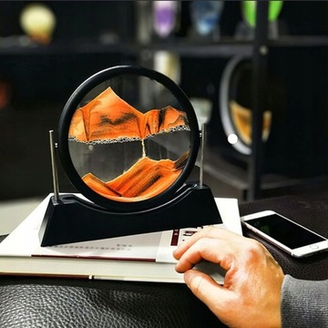 ВРАЩАЮЩИЕСЯ ДИНАМИЧЕСКИЕ ПЕСОЧНЫЕ ЧАСЫ 3D ПЕСКА 7 ДЮЙМОВ