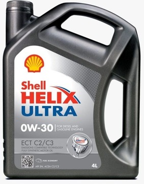 SHELL HELIX ULTRA ECT C2/C3 0W30 4L.