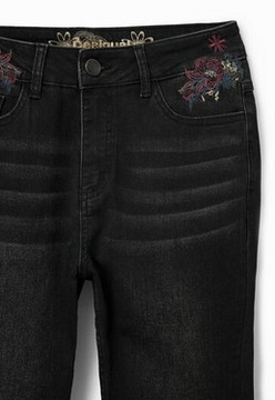 DESIGUAL spodnie jeans joggers EXOTIC 34 XS M40