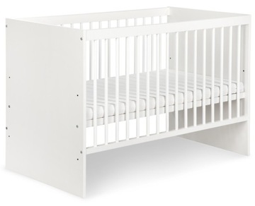 KLUPŚ BIAŁE DZIECIĘCE ŁÓŻECZKO KAROLINA I 120X60