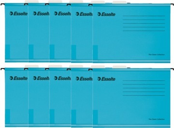 TECZKA ZAWIESZKOWA ESSELTE CLASSIC A4 niebiesk x10