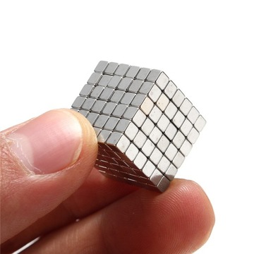 ШАРЫ МАГНИТНЫЕ БЛОКИ NEOCUBE 5мм 216 серебро