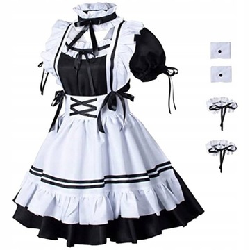 Pokojówka kostium karnawałowy Anime 5XL